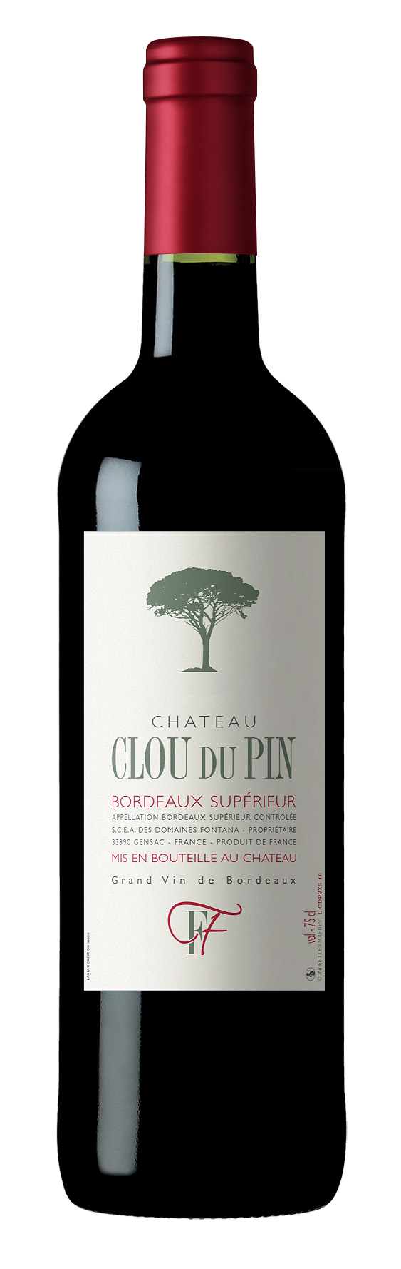 Domaine Fontana Château Clou du Pin Bordeaux Supérieur Rouge 2021