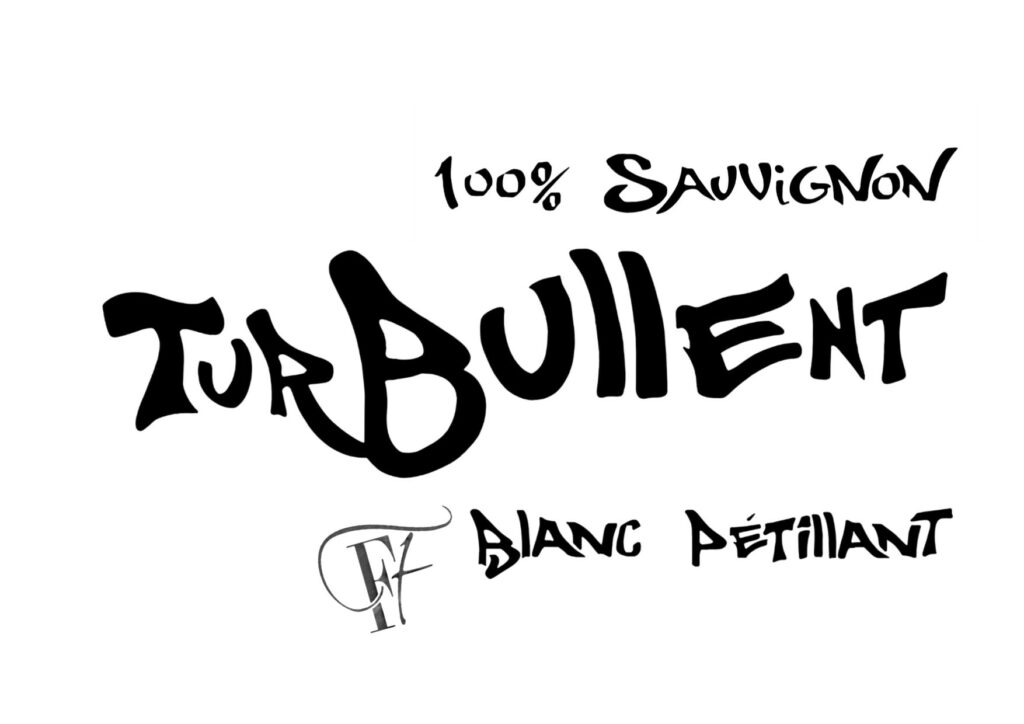 visuel du carton de Turbullent, vin blanc pétillant