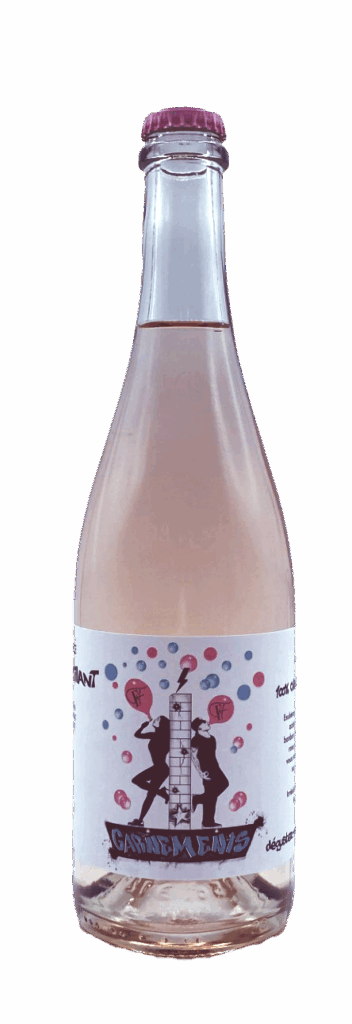 photo de la bouteille de notre Rosé Pétillant Garnement